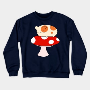 Mushroom Hamster Crewneck Sweatshirt